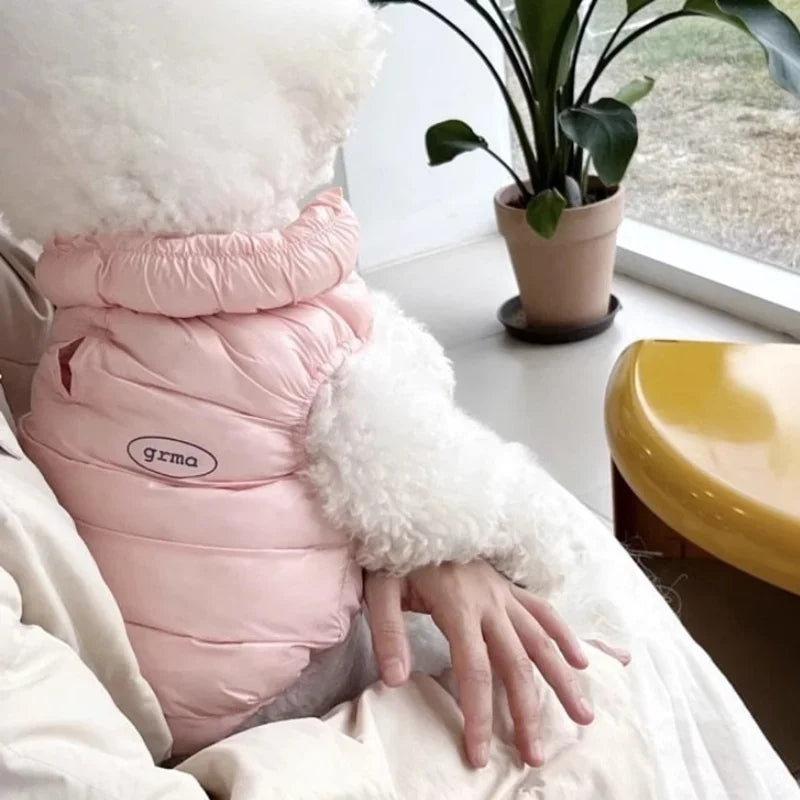 Abrrlo Winter Dog Jacket Soft Warm Coat Waterproof Vest