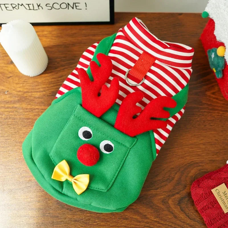 Miss Doggy Christmas Pet Coat For Dogs And Cats Festive
