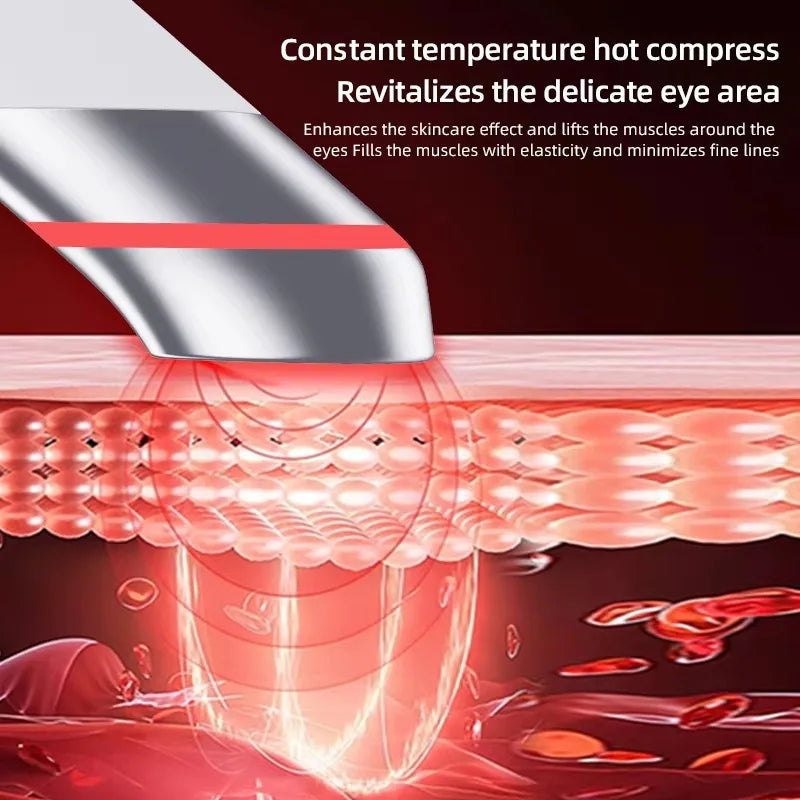 2025 EMS Microcurrent Wireless Eye Lifting Anti Wrinkles Pen Eye Bags Dark Anti-Puffiness Device for Eye Massage Tools