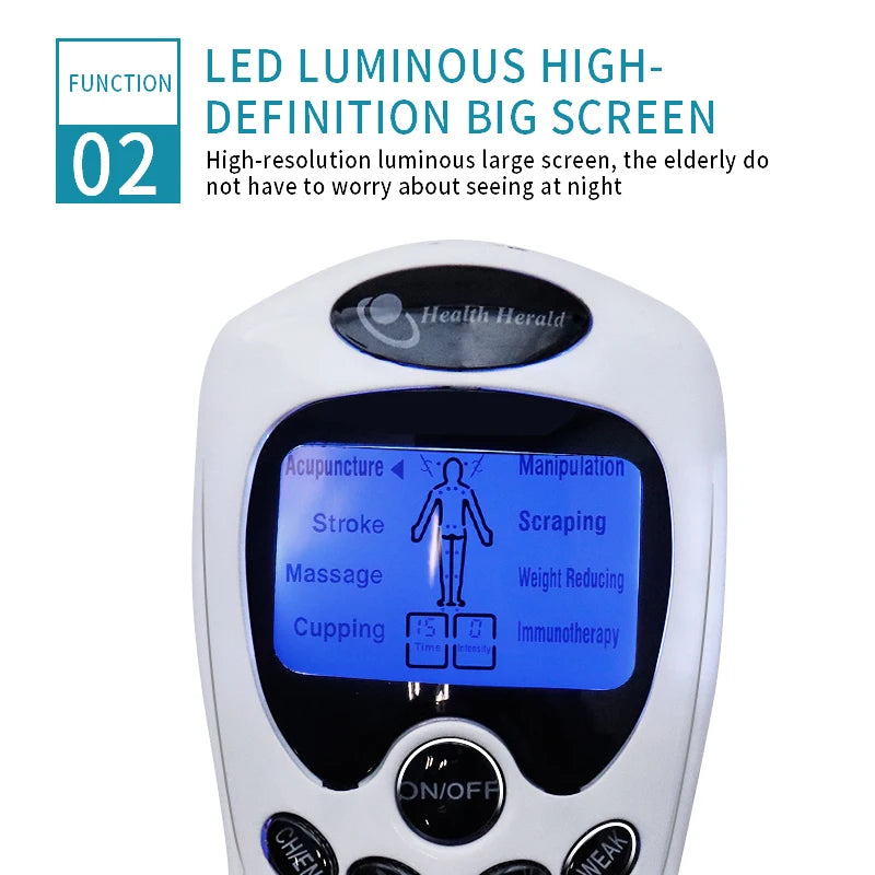 Electronic Tens Machine Physiotherapy Muscle Stimulator For Pain Relief