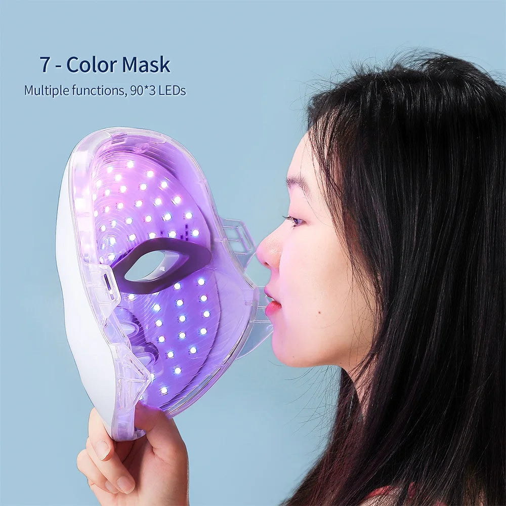 LED Facial Mask Beauty Machine For Face And Neck Care