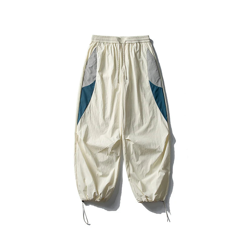 IppolichCN Men Waterproof Wear Resistant Running Cargo Sweatpants