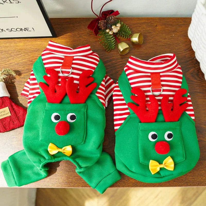 Miss Doggy Christmas Pet Coat For Dogs And Cats Festive