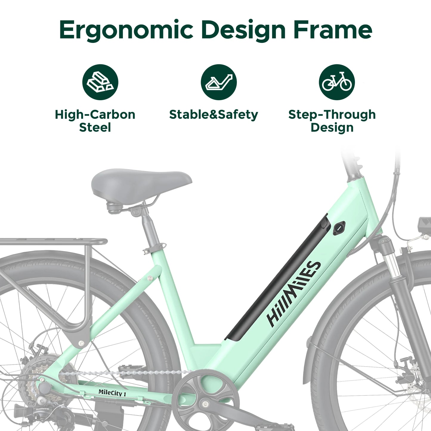 Engwe MileCity Electric Commuter Bicycle With 700W Peak Motor