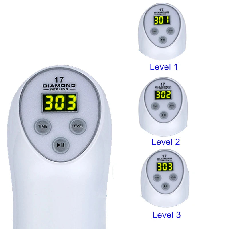 Diamond Dermabrasion Blackhead Removal Machine Vacuum Face Suction Skin Clean Facial Massage Peeling Acne Pore Beauty Device