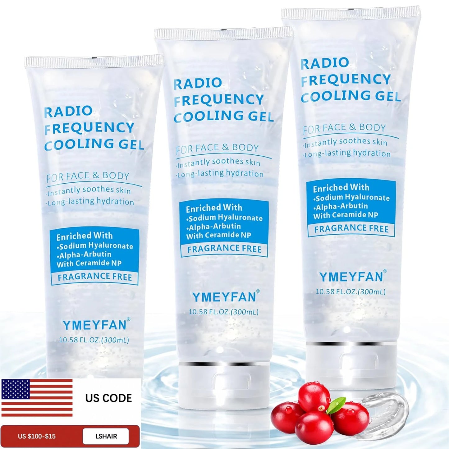Cooling Gel For IPL Hair Removal Hyaluronic Conductive Gel