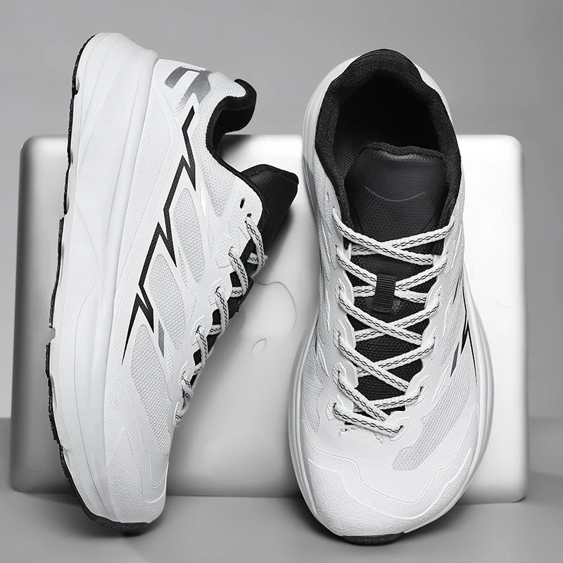 BTMOTTZ Men Wide Toe Running Sneakers Minimalist Barefoot Breathable Shoes