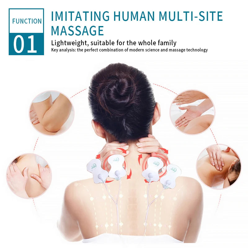 Electronic Tens Machine Physiotherapy Muscle Stimulator For Pain Relief