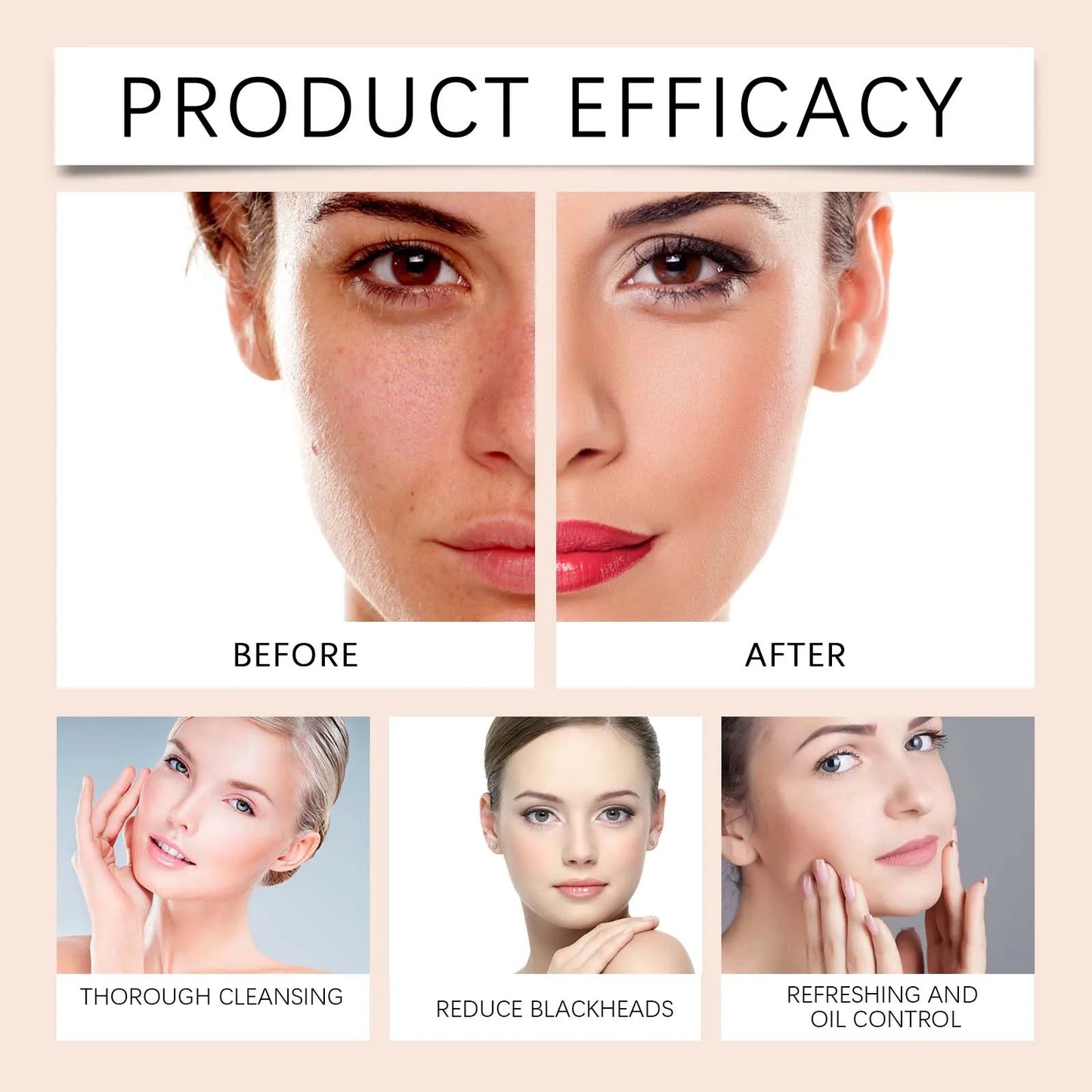 Turmeric Cleansing Milk Foam Facial Cleanser Brightens Skin