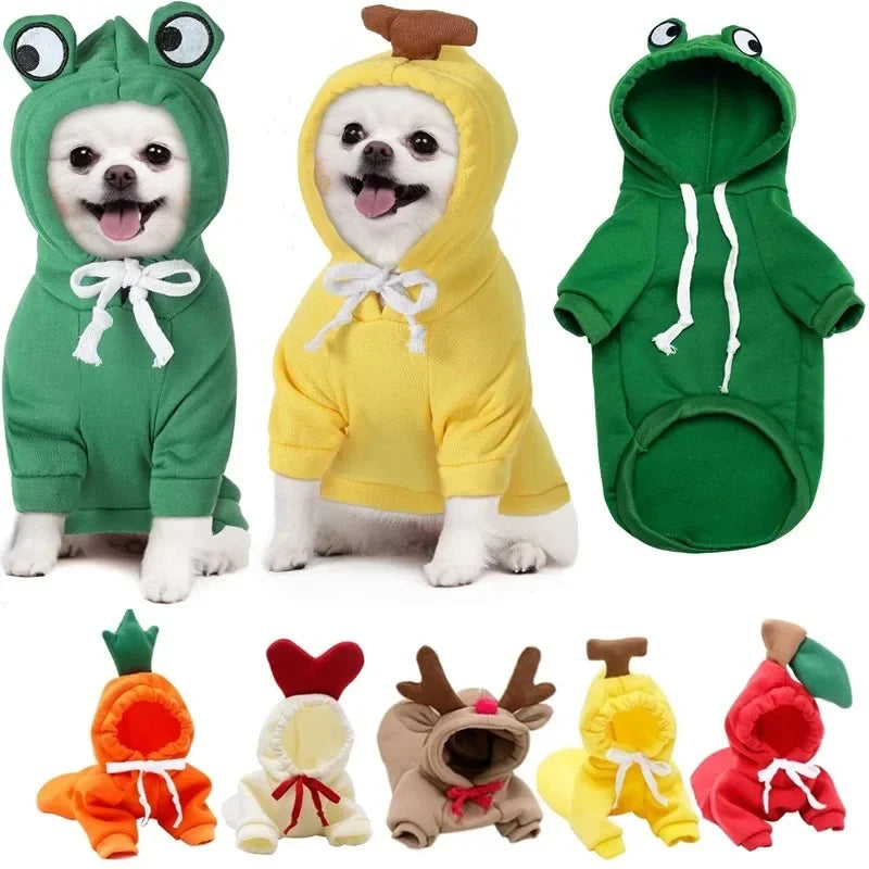 PetMundo Dog Hoodies Cosplay Sweatshirt For Small Dogs