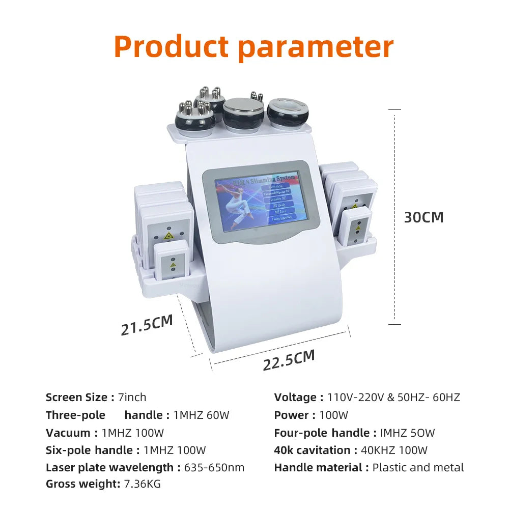 Missheart 6 in 1 Professional KIM 8 40K Cavitation Machine