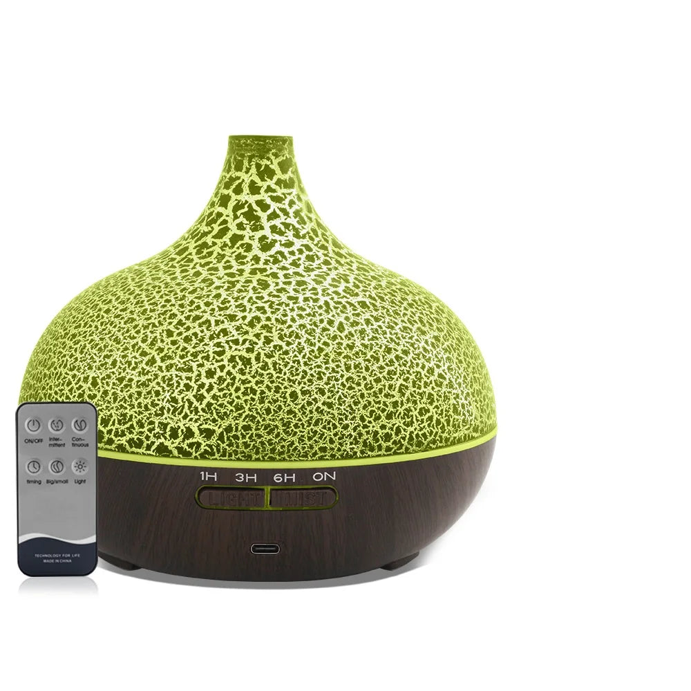 Miflame Ultrasonic Humidifier Aromatherapy Diffuser With LED Lights