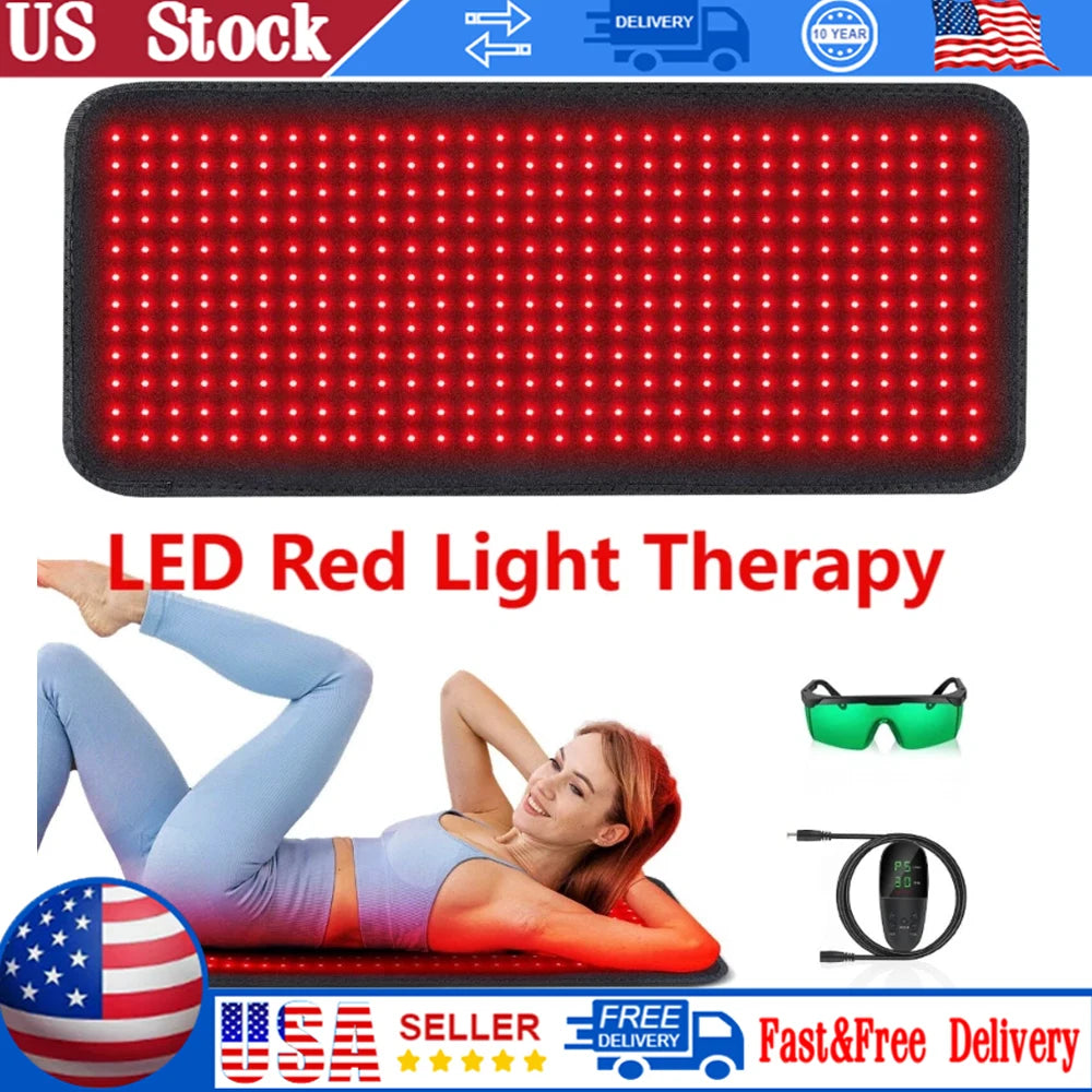 Electronic LED Red Light Therapy Mat Infrared Pain Relief