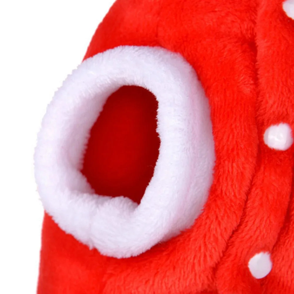 Guangdong Pet Dog Winter Flannel Festive Coat Elk Christmas